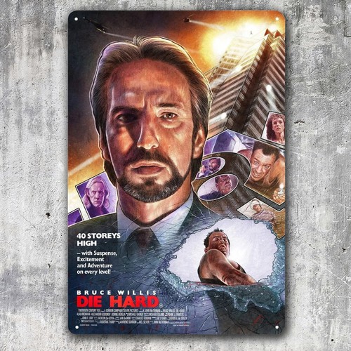 Home Cinema Decor - Pôster de Metal do Filme Die