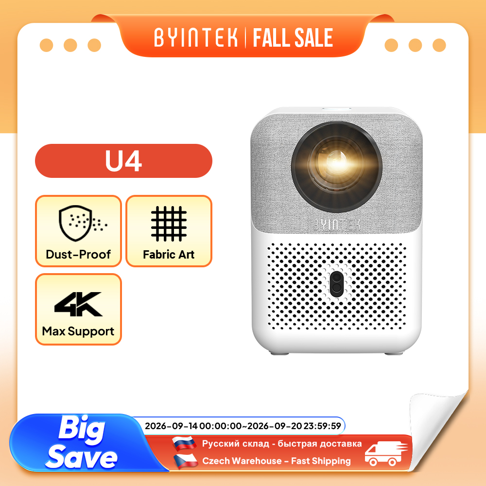 Home Cinema Setup - Projetor Mini Full HD BYINTEK U4
