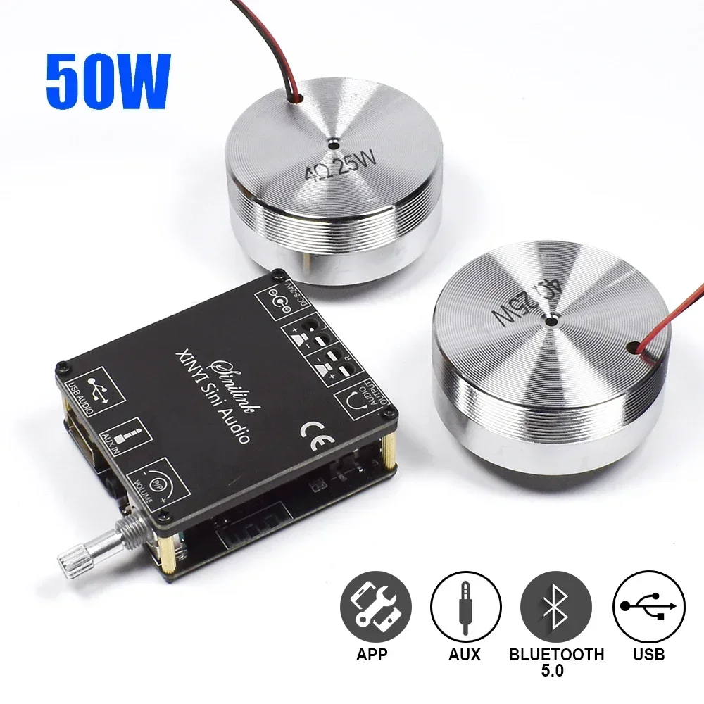 Home Cinema Marantz - 2*25w portátil estéreo vibração alto-falante de