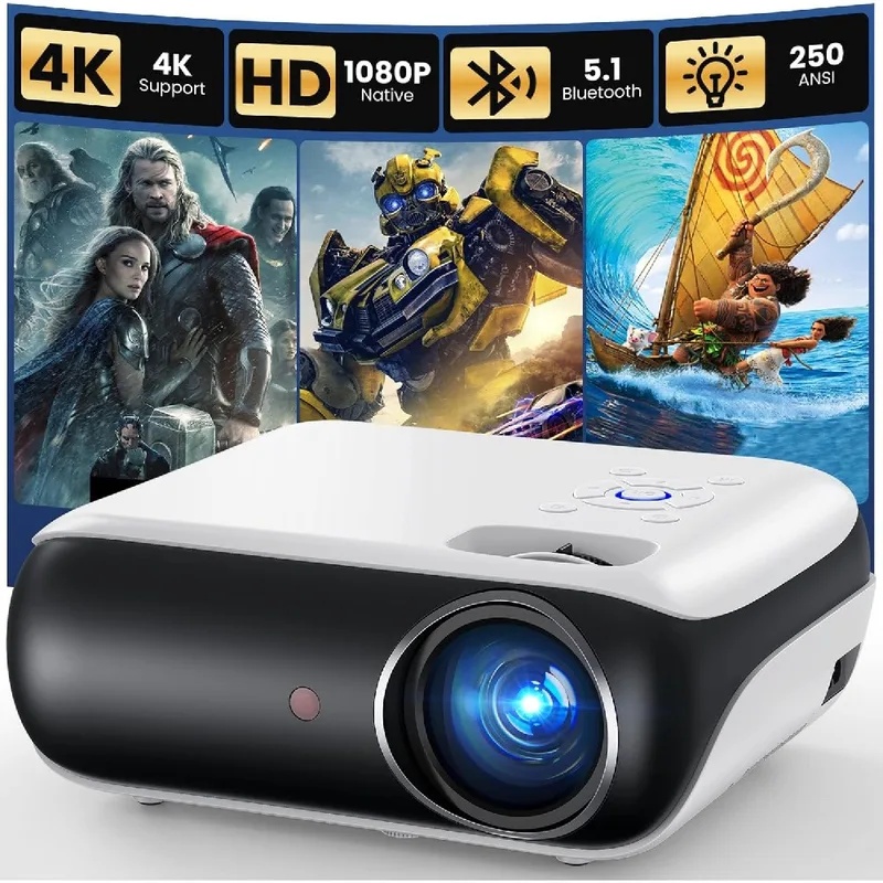 Projetor 4K, Projetor de Cinem - Home Cinema Setup avaliação e preço
