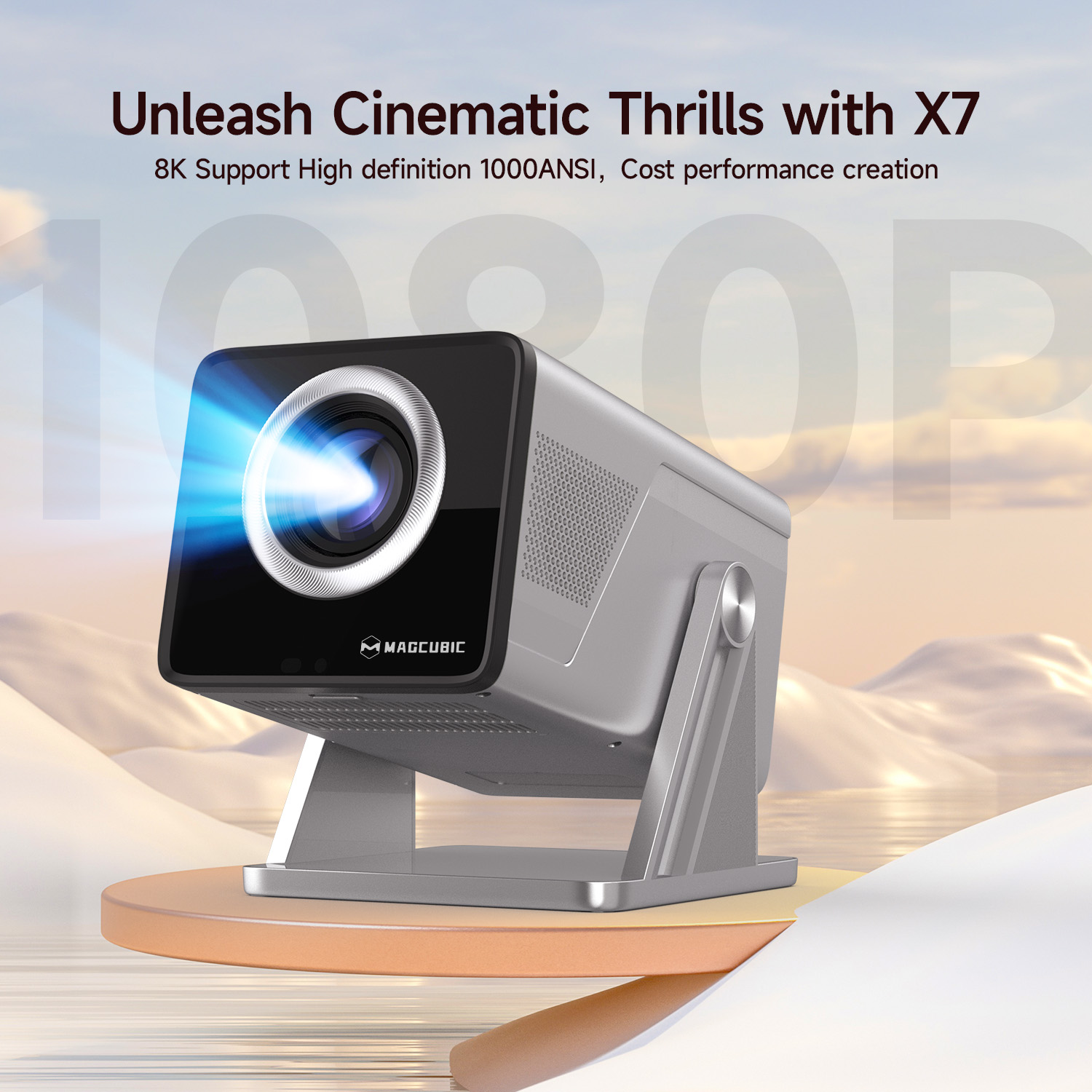 Projetor Magcubic 8K HD 1080P  - Home Cinema Setup avaliação e preço