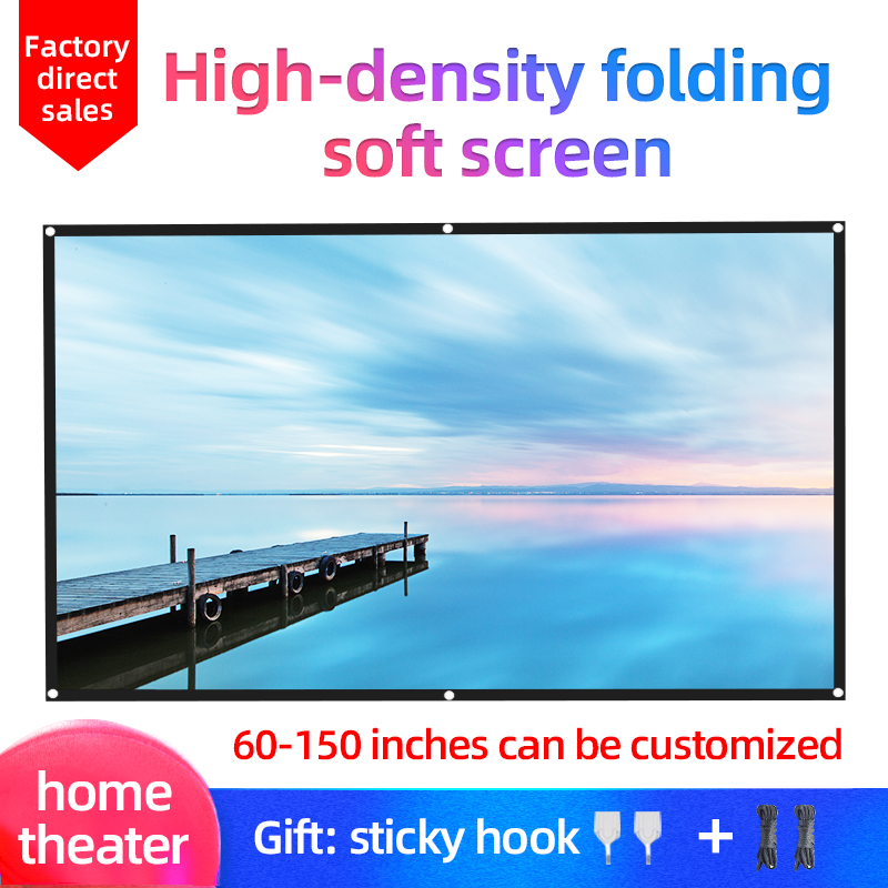 Tela de Projetor LEJIADA 4K Do - Home Cinema Setup avaliação e preço