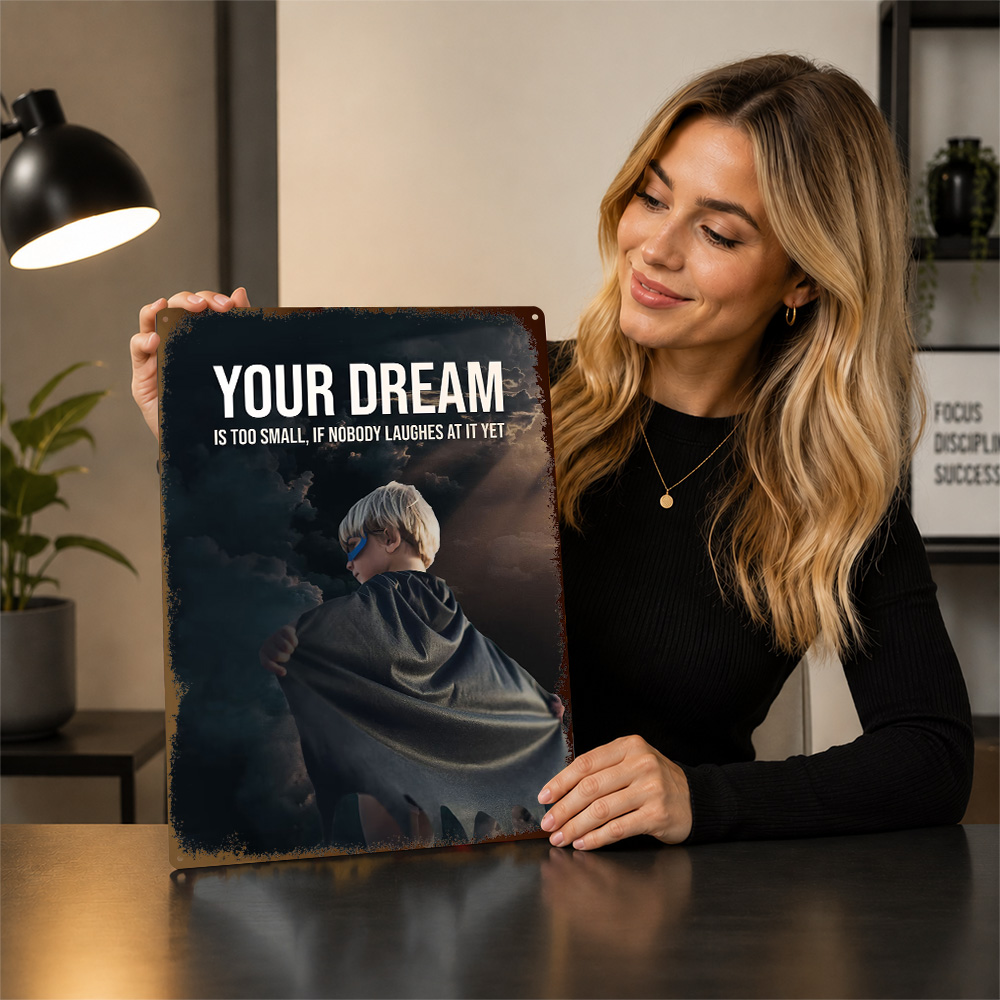 Pôster de alumínio com a frase - Home Cinema Inspiration avaliação e preço