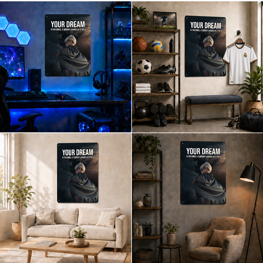 Pôster de alumínio com a frase - Home Cinema Inspiration avaliação e preço
