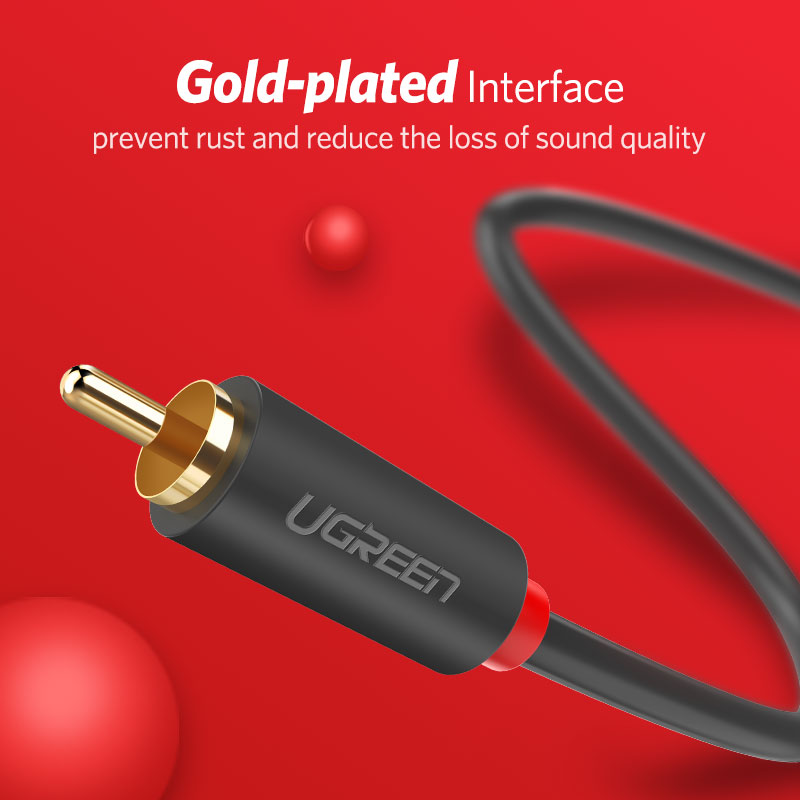 2RCA para 2 UGREEN RCA Macho p - Home Cinema Marantz avaliação e preço