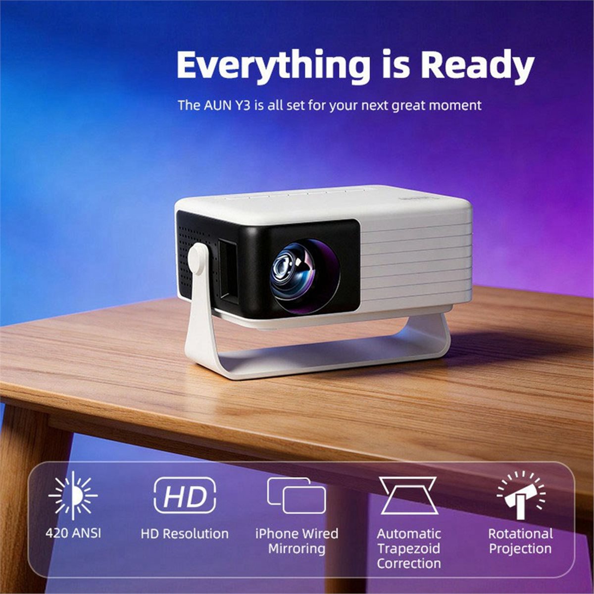 Projetor Mini L70A Y3 Portátil - Home Cinema Mini avaliação e preço