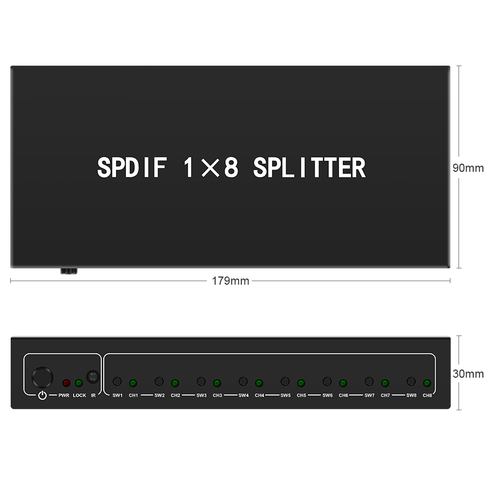 Divisor de áudio óptico, 1 em  - Home Cinema Marantz avaliação e preço