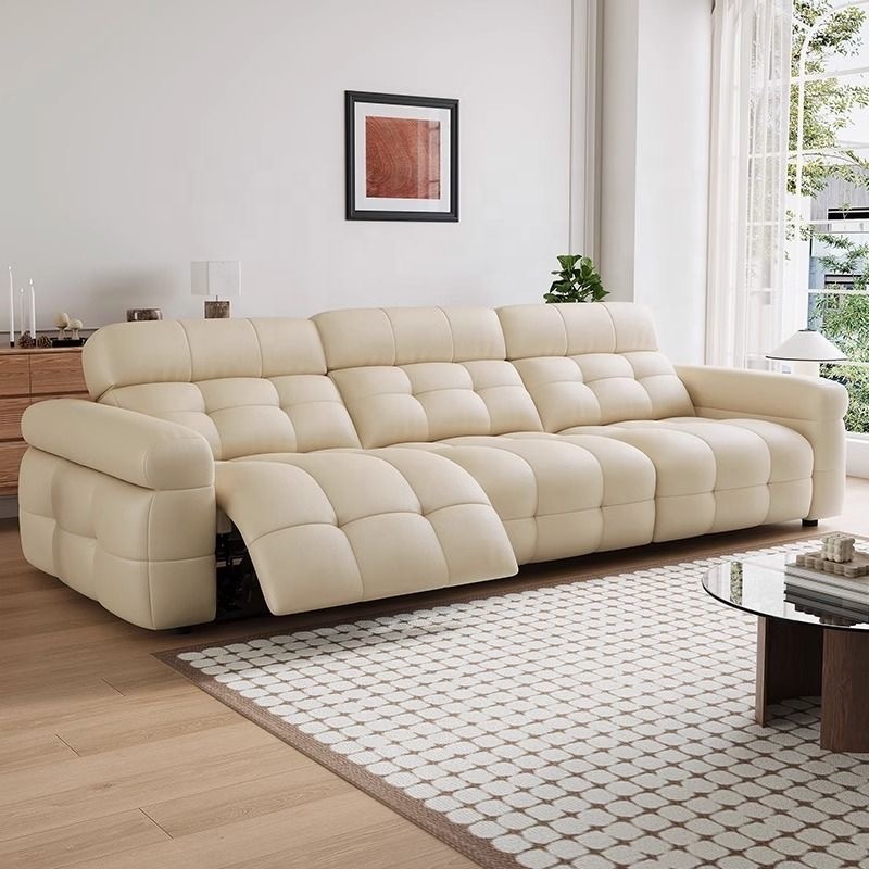 Cadeira reclinável de couro ge - Home Cinema Chairs avaliação e preço