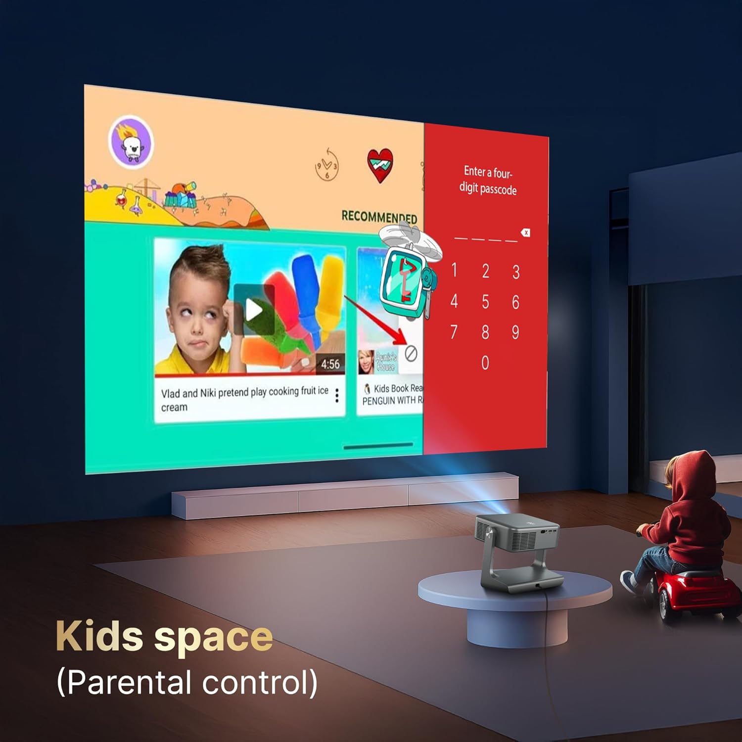 Projetor Mini Portátil 4K com  - Home Cinema Mini avaliação e preço