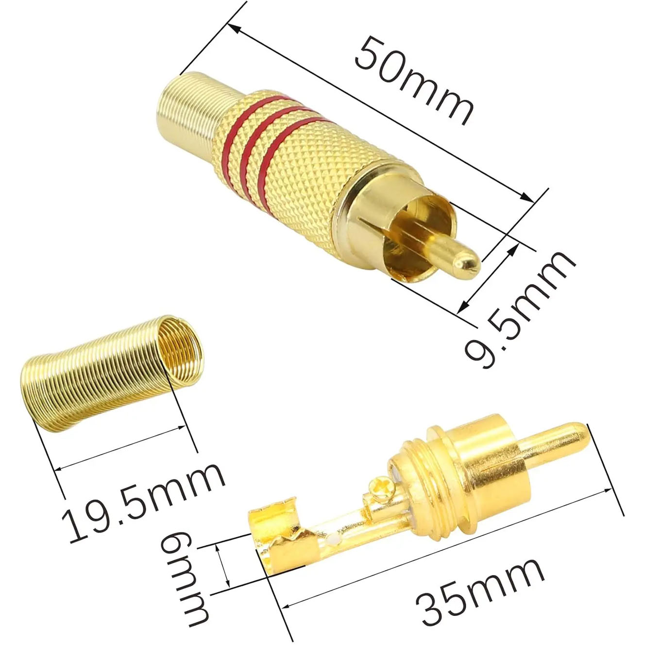 Conector de Áudio e Vídeo RCA  - Home Cinema Marantz avaliação e preço