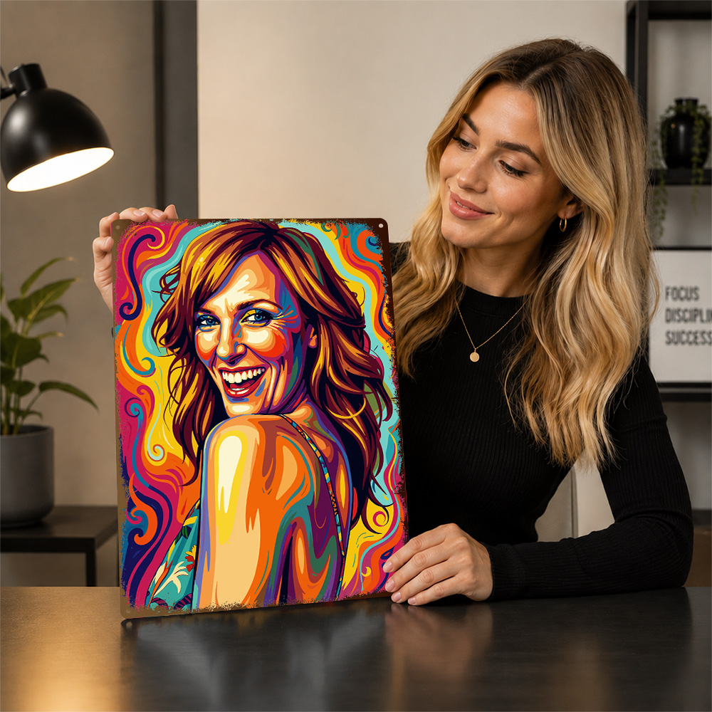 Pôster de alumínio com retrato - Home Cinema Inspiration avaliação e preço